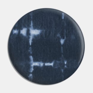 Soft texture of Shibori squares - navy blue Pin