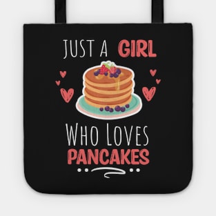 Just a girl who loves Pancakes Gift for her - Cute Pankes Girl Gift Tote