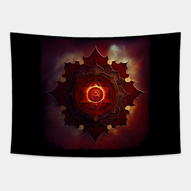 Root Chakra Tapestry by Digitalys Studios