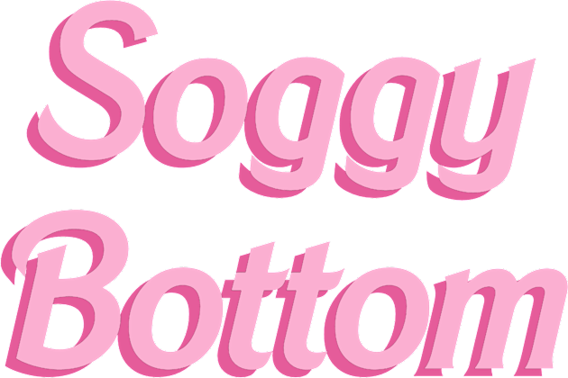 Soggy Bottom - doll font Kids T-Shirt by DiaperedFancy