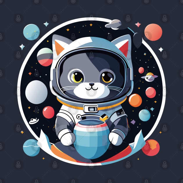 Cosmic Cat: Scottish Gray's Space Adventures by linann945
