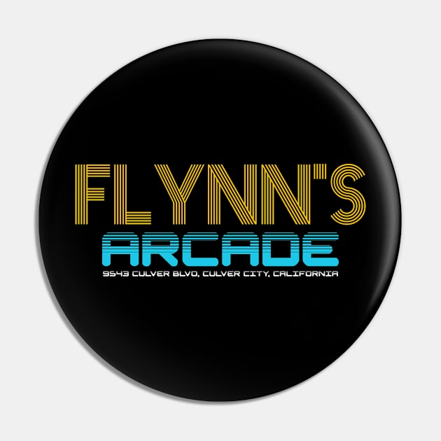 Flynn's Arcade Retro 80s Pin by NdasMet