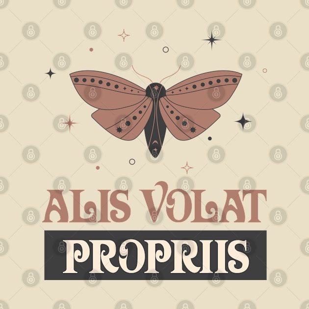 Alis Volat Propriis -  Fly with your own wings by Obey Yourself Now