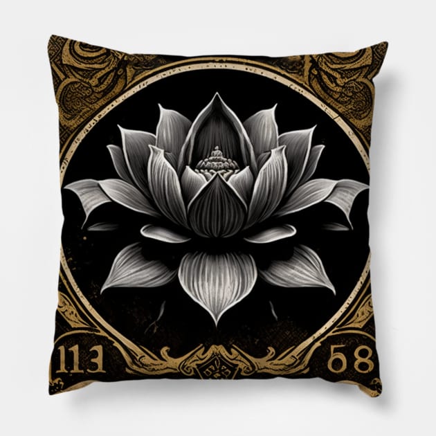 MTG - Black Lotus Stamp - Postage Stamp Series Pillow by SLMGames