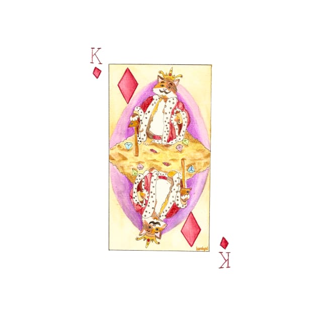 King Of Diamonds, playing card by BrittaniRose