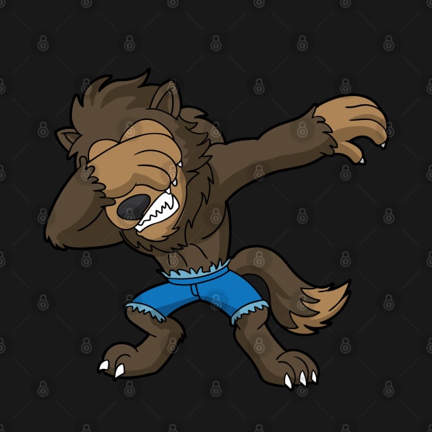 Halloween Dabbing Werewolf by E