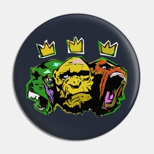 3Monkeys Pin