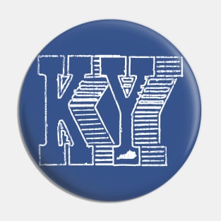 KY- Kentucky Vintage Distressed Pin