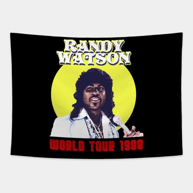 Randy Watson World Tour 1988 Tapestry by demarsi anarsak