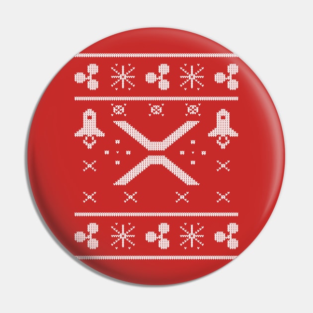 Ripple XRP - Ugly Christmas Pin by Ranter2887