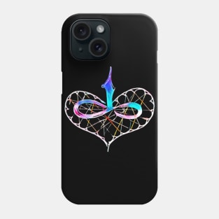 1 forever love, connected Phone Case