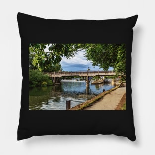 Goring on Thames Road Bridge Pillow