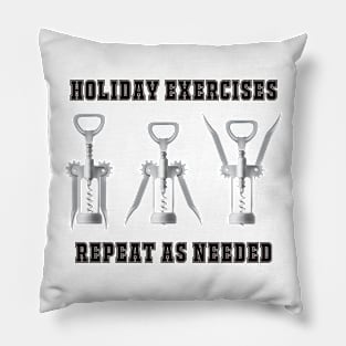 Holiday Exercises Pillow