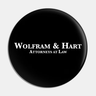 Wolfram & Hart - Attorneys at Law Pin