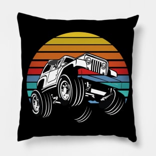 Vintage Jeep Lover Pillow