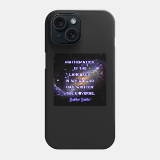 Mathematician Gift God Wrote Universe with Language Mathematics Phone Case