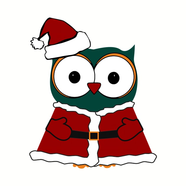 christmas owl by Natalya22