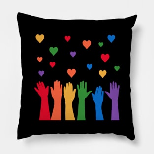 Pride hands Pillow