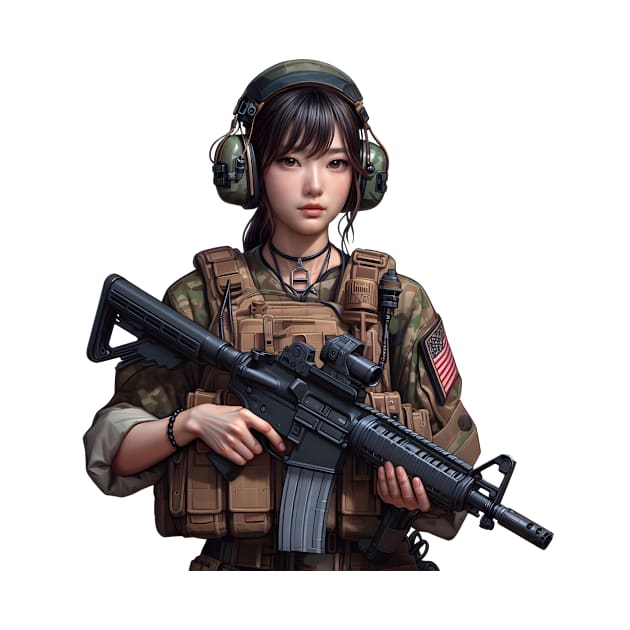 Tactical Girl by Rawlifegraphic