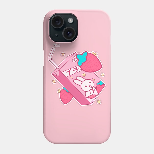 Strawberry Juice Box Phone Case by Morgni