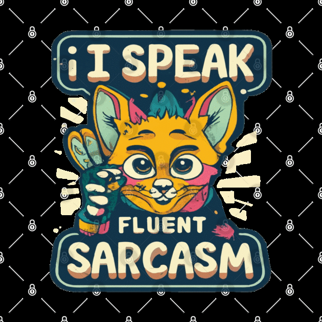 I speak fluent sarcasm by ArtfulDesign