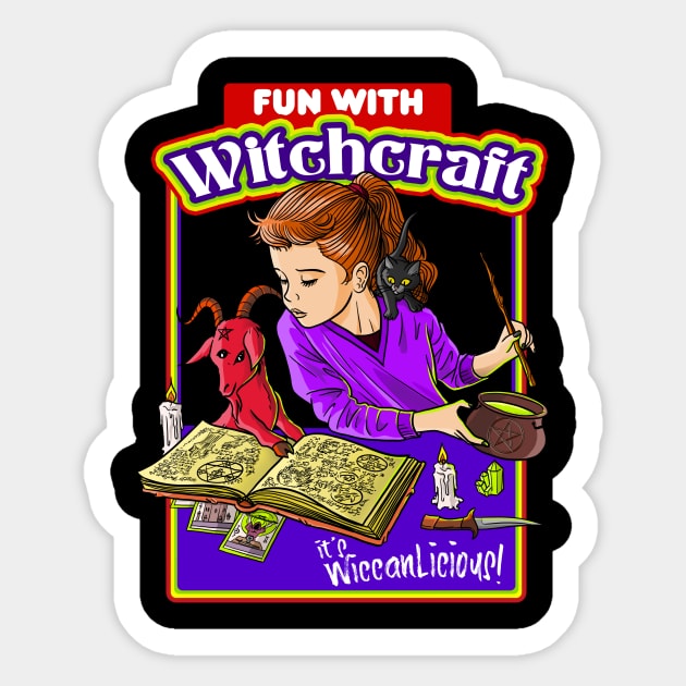 Fun With Witchcraft T-Shirt Is Wiccan-Licious! Necronomicon Fun With Witchcraft T-Shirt Is Wiccan-Licious! Necronomicon