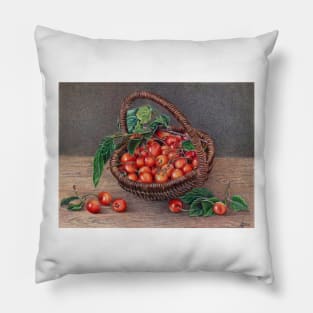 Cherry Basket Pillow