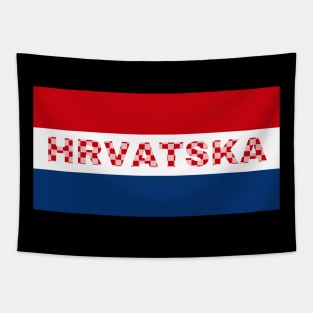 Croatian Flag Colors Tapestry