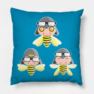 Flying Bees Pillow