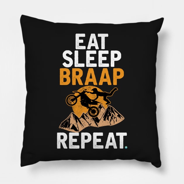 Braap Braap Pillow by woormle