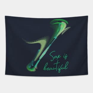 Sax is Beautiful Tapestry