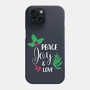 Peace Day and Love - Merry Christmas Gift Phone Case