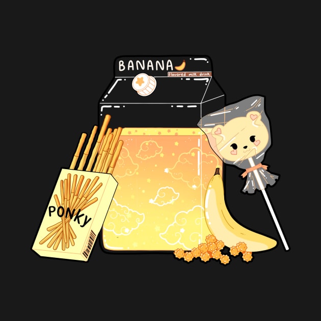 Banana Snacks by MidnightTeashop