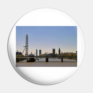 London Eye Houses of Parliament England Pin