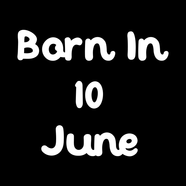 Born In 10 June by Fandie