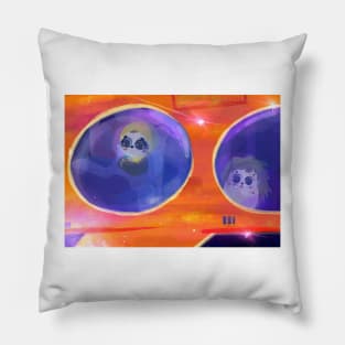 spaceship by jilooo Pillow