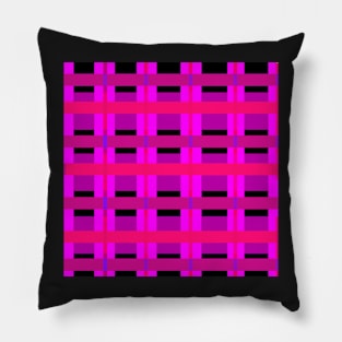 Pink Plaid Pillow