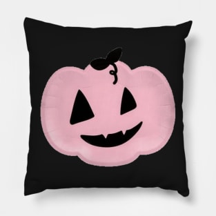 Pink Halloween Pumpkin Pillow