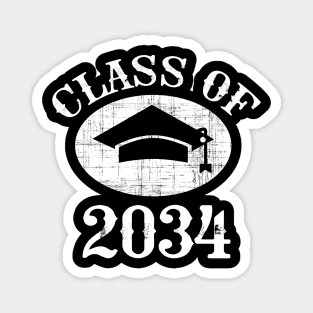 Class of 2034 Grow With Me Shirt First Day of School Magnet