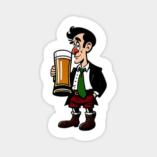 Beer Drinker Magnet