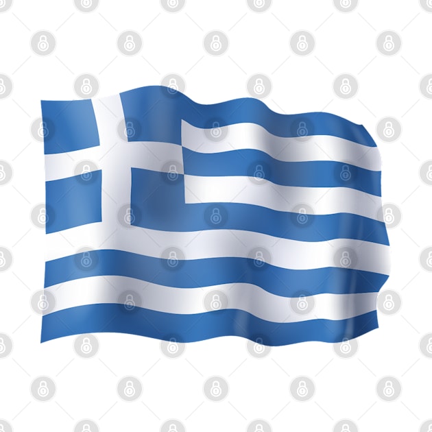 Greece flag by SerenityByAlex