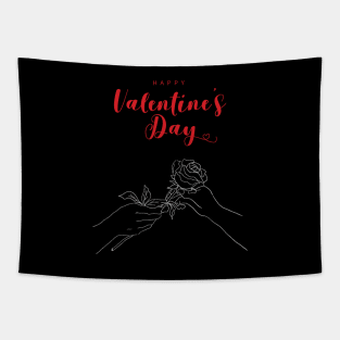 Happy Valentine's Day Tapestry