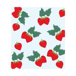 Strawberry Pattern T-Shirt