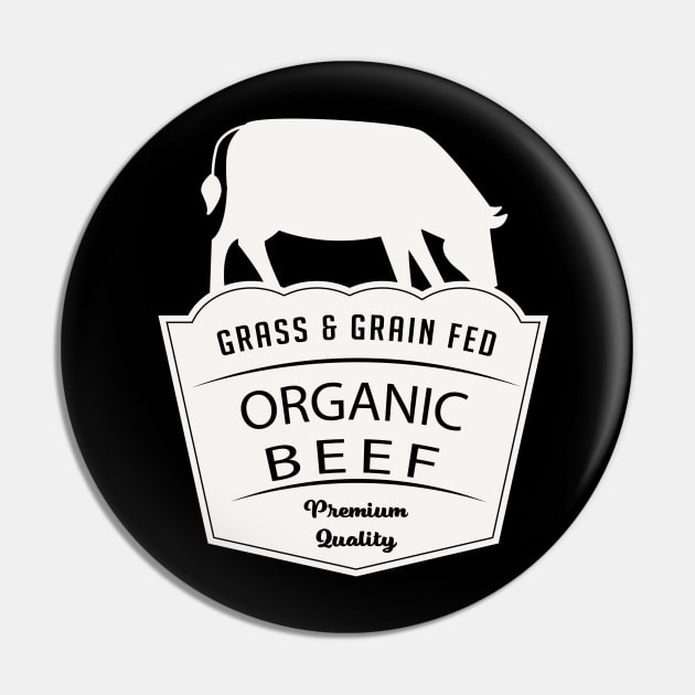 Grass Fed Beef Pin by SWON Design