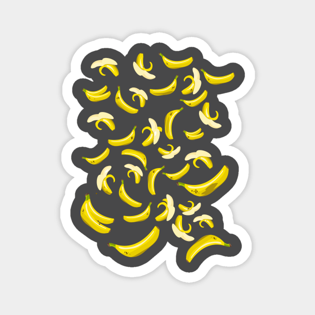 Banana Pattern Magnet by nickemporium1