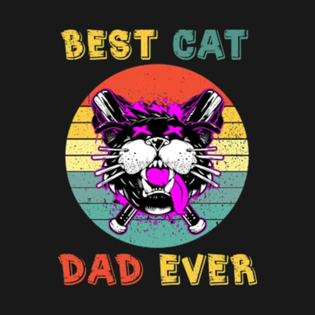 Best Cat Dad Ever by StuSpenceart