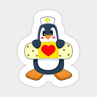 Penguin Nurse Plaster Magnet