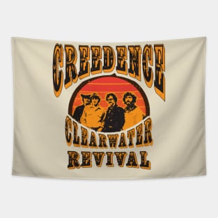 Orange water Tapestry