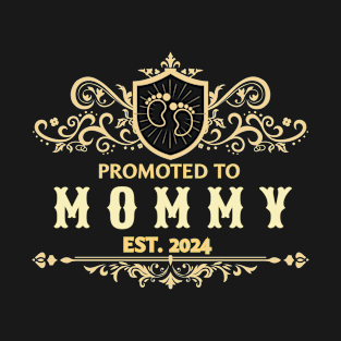 promoted to mommy est 2024 T-Shirt