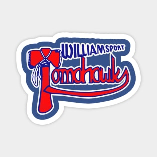 Defunct Williamsport Tomahawks Baseball Team Magnet